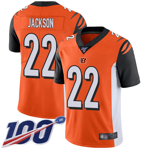 Cincinnati Bengals Limited Orange Men William Jackson Alternate Jersey NFL Footballl #22 100th Season Vapor Untouchable